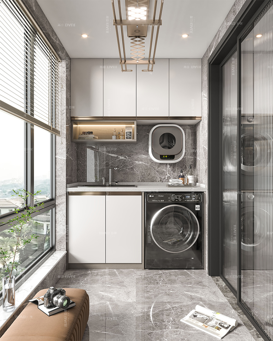 陽臺(tái)洗衣柜效果圖 陽臺(tái)洗衣柜效果圖